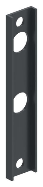 Adapter fuer Gittertorschloesser GTS2- fuer Rundrohre Ø 33 - 60mm- RAL 7016-88-1156705-ALU.7016