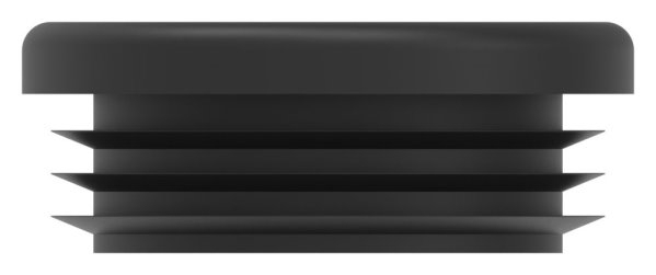 Einsteckkappe Kunststoff fuer Rundrohr Ø 42-4 mm Wandstaerke 2-5-4-0 mm schwarz-88-11177-43.3