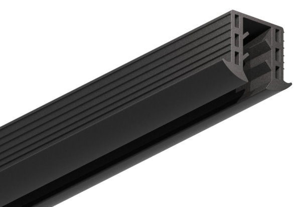 Keildichtung Glas 8,00 - 10,76mm, für Nut 24 x 24mm, Länge 25m, EPDM