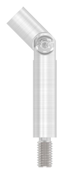 Handlaufhalter mit Gelenk Edelstahl V2A geschliffen Ø 12 mm Gewinde M6 - M8-11-7008-A.4