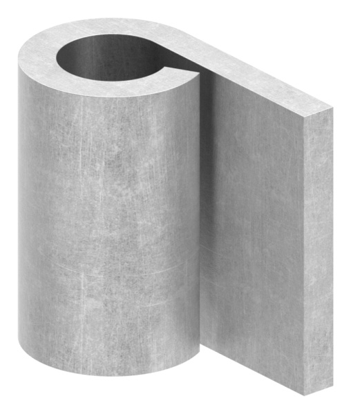 Anschweißband für Torband zum Durchschrauben Ø 13mm, Länge 30mm