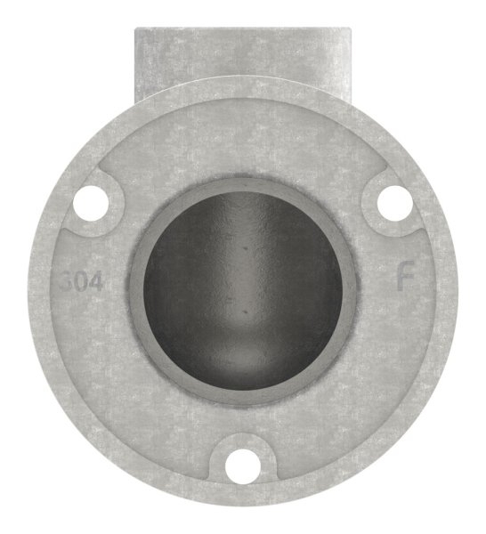 Wandhalter 90° kurz für Rundrohr Ø 42,4x2,0 mm | V2A