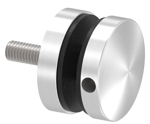 Glaspunkthalter Ø 40 mm fuer Anschluss- flach - Ø 42-4 mm V2A-10.GPH40