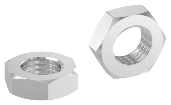 Sechskantmutter M16, flache Form, A2