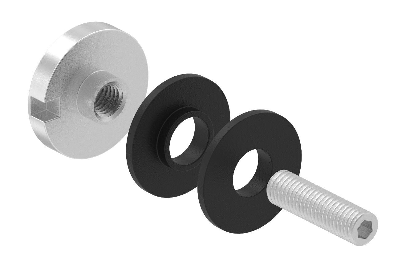BRENK-fix® Oberteil Ø 30mm zu Glas-Halter- V4A-88-11BR-OT30.V4A