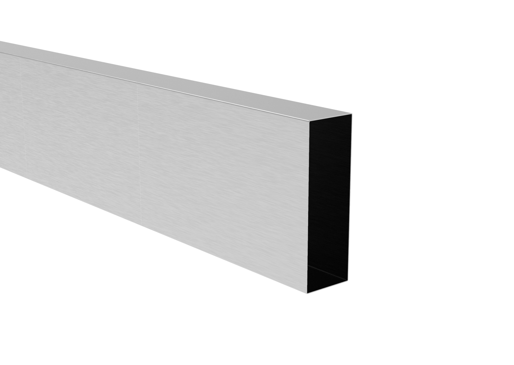 Edelstahlprofil V2A 20x60x0-6 mm geschliffen 6000 mm-89.A20X60X066000