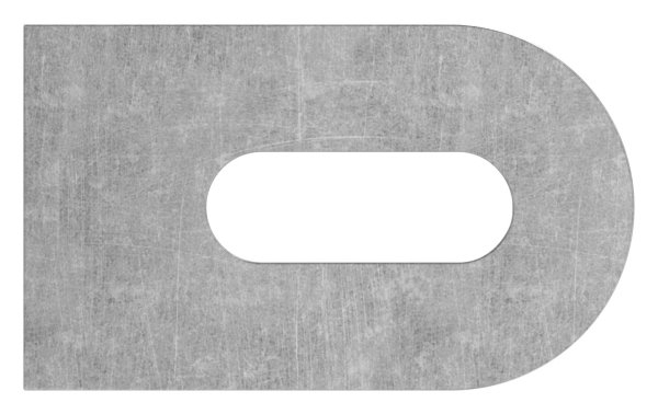 Anschweisslasche Stahl 50 x 30 x 6 mm Langloch 25 x 9 mm-30-3557.8
