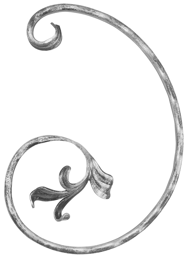 Meisterbarock | Maße: 205x285 mm | Material: 16x8 mm | Stahl S235JR, roh