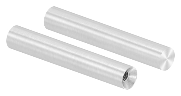 Edelstahl Traegerstift Ø 12 x 75 mm - M6 Innengewinde - zum Anschweissen -V2A-88-1150416-240.75