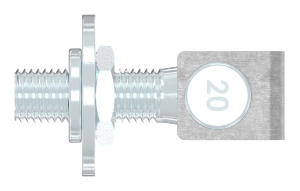 Torband M20 verstellbar schweißbar Stahl (roh) S235JR