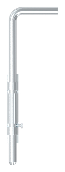 Bodenschieber - Torriegel - Laenge- 300 mm - verzinkt - zum Anschrauben-30-3861.8