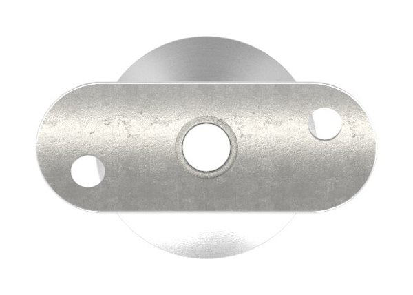 Rohrabschlussstopfen V4A fuer Rohr Ø 42-4 mm- Stift Ø 14 mm fuer LED Handlauf-88-1160421-V4A-25.LED