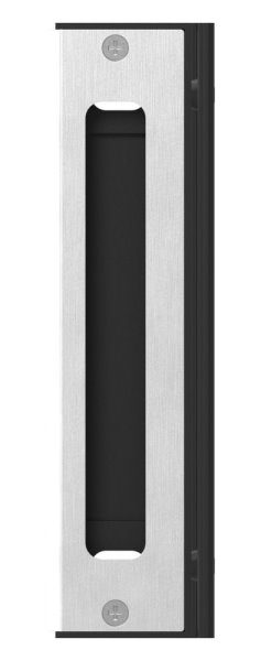 Anschlag fuer Gittertorschloss GTS 2- RAL 9005 schwarz-88-1156703-ALU.9005