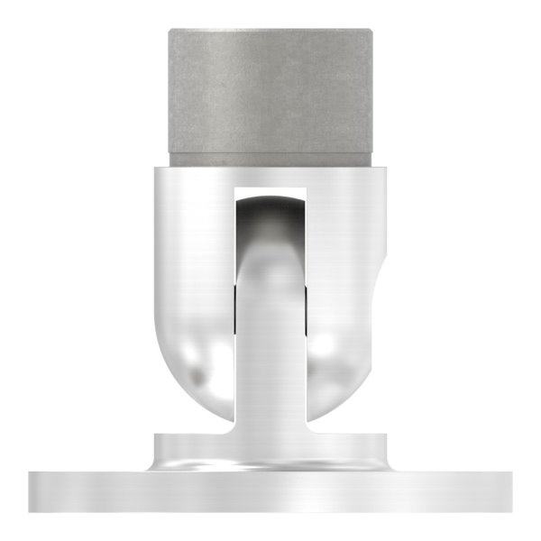 Wandhalter 90° flexibel für Rundrohr Ø 33,7x2,0 mm | V2A