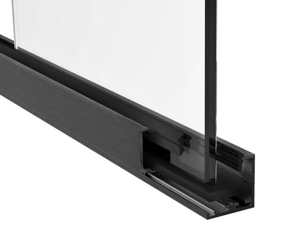 Verglasungsprofil U 35x35 mm BLACK-89-11GSBLACKZP3535NB-A.4