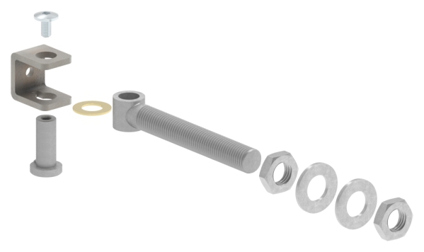 Torband M20 verstellbar Stahl (Roh) S235JR