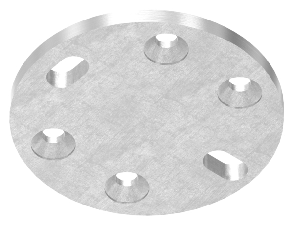 Annkerplatte, 100 x 8mm, für Spannringe