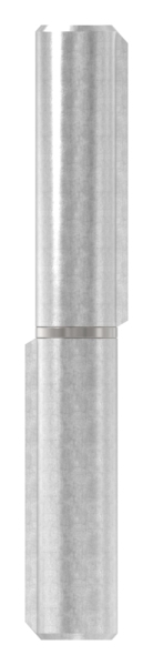 Anschweißband, Länge: 120mm, fester Zapfen, V2A
