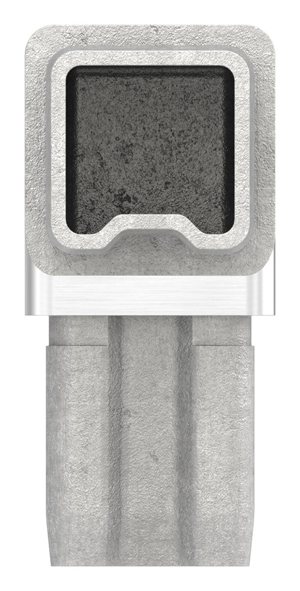Verbindungsstück 90° für Rohr 25x25x2mm, V4A