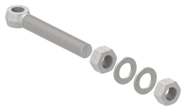 Torband M24 Augenschraube Stahl (roh) S235JR
