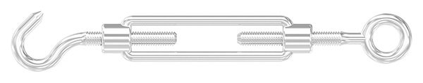 Spannschloss | M5 - M8 | Öse/Haken | mit Links-/Rechtsgewinde | V4A