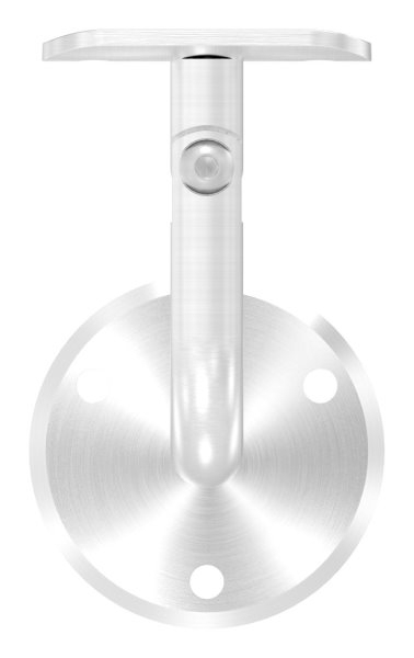 Handlaufhalter V2A Rohr 42-4mm Ronde 68x5mm Wandabstand 84mm Gelenk-11-2033.4