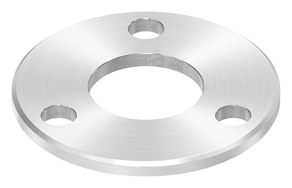 Ankerplatte Ø 100 x 6 mm mit Zentrierbohrung: Ø 42,8 mm V2A
