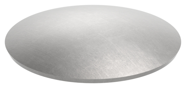 Klopperboden Rohrabschluss Ø 70,0x2,5 mm Stahl roh Höhe: 10 mm
