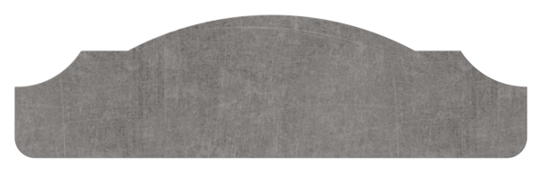 Handlauf 50x14 mm halbrund 3000mm Stahl S235JR roh-30-1381.8