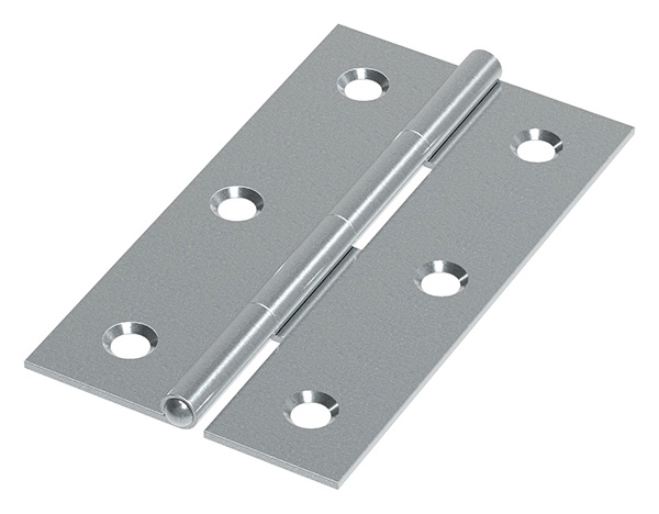 Scharnier Stahl 80 x 45 mm mit festem Zapfen verzinkt-88-11450.14