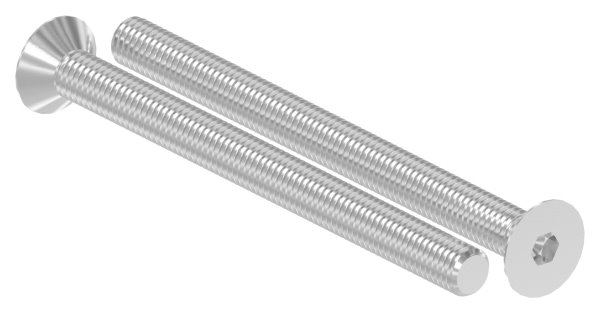 Senkkopfschraube V2A M8x100 Innensechskant ISO 10642 Vollgewinde-88-1158316-240.100
