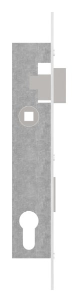 Rohrrahmenschloss verzinkt- Abstand 92 mm- Dornmass 22 mm- Stulpe Edelstahl-11-3921.4