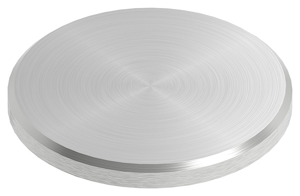Ronde | Maße: Ø 45x4 mm | mit Rundschliff + Fase | V2A