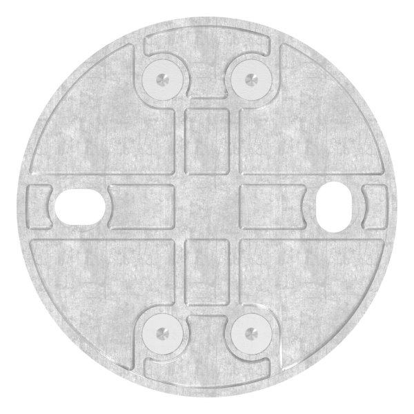 Wandbesfestigung Ø 150 mm fuer Gelaenderpfosten Ø 48-3 mm - V2A-11-3067.4