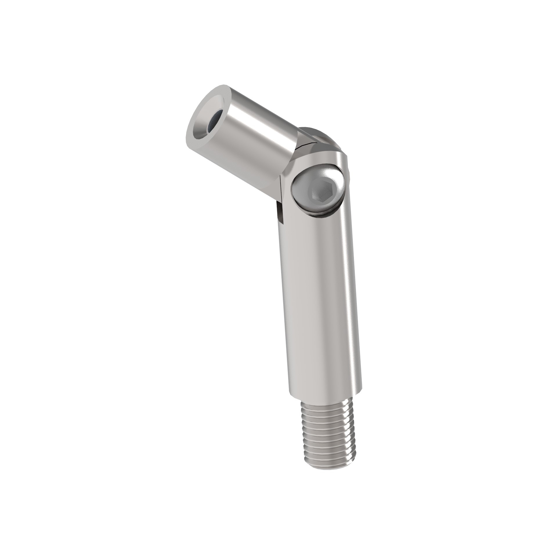 Gewindestift Maße: 76x14 mm mit Gelenk + Außen - und Innengewinde V2A
