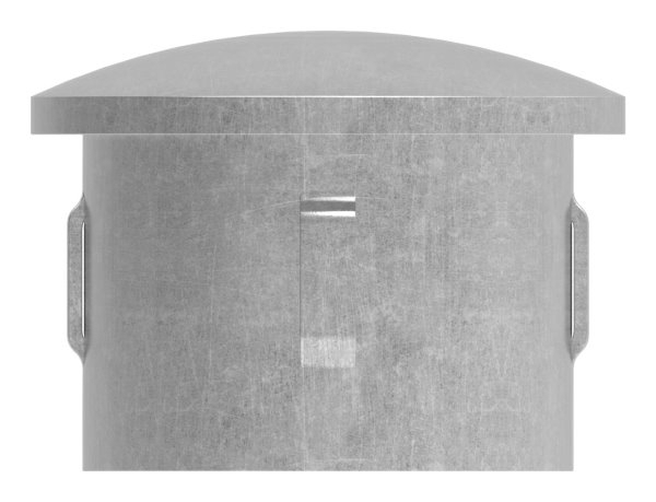 Stahlstopfen | leicht gewölbt | für Rohr Ø 42,4 x 3,0-3,5 mm | Stahl (Roh) S235JR