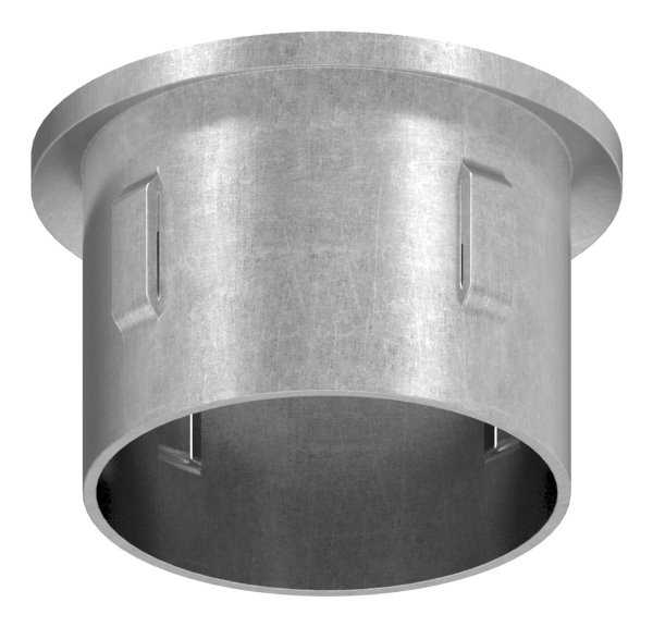Stahlstopfen | leicht gewölbt | für Rohr Ø 42,4 x 3,0-3,5 mm | Stahl (Roh) S235JR