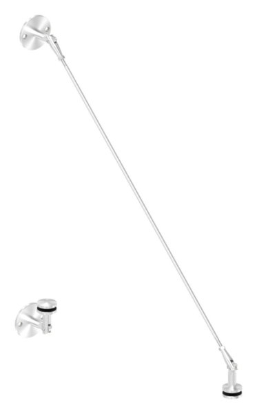 Vordachsystem abgehaengt Edelstahl V4A Punkthalter Ø 52 mm Zugstange L = 940 mm-88-1150640.V4A