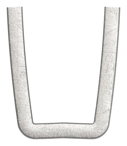 Bund - 100 Stueck - Material- 16x4 mm - Innenmass- 16x30 mm - Stahl -Roh- S235JR-30-6702-100.8
