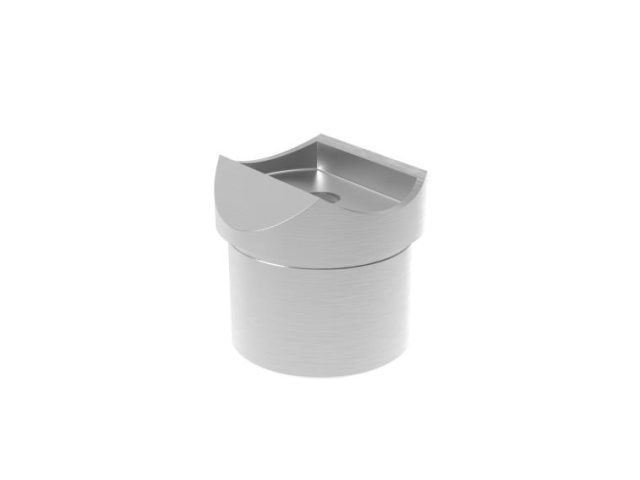 Rohrsattel zum Kleben für Rundrohr Ø 42,4x2,0 mm V2A