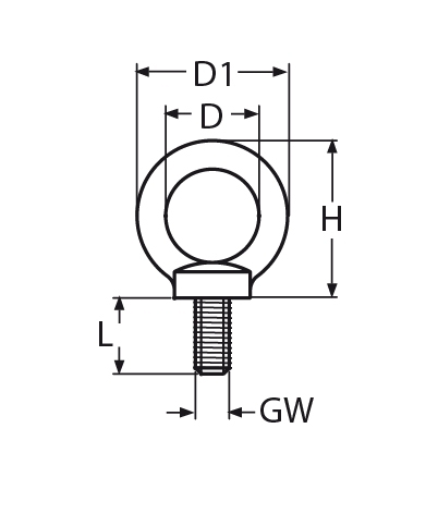 Ringschraube gegossen aehnlich DIN 580 Innendurchmesser- 15 – 30 mm V4A- Verkauf in VPE-66-64-411.8272