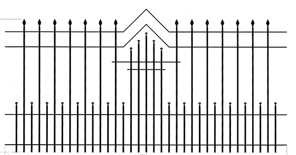 Zaunfeld 106x220cm-88.111680