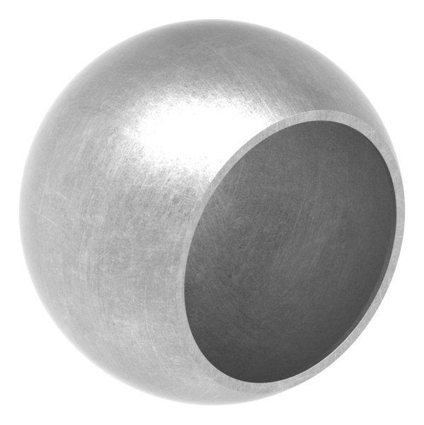Abschlusskugel Ø 60 mm - fuer Ø 42-4 mm - Stahl S235JR- roh-30-2805.8