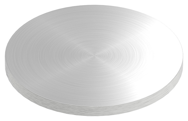 Ronde | Maße: Ø 120x8 mm | mit Rundschliff | V2A