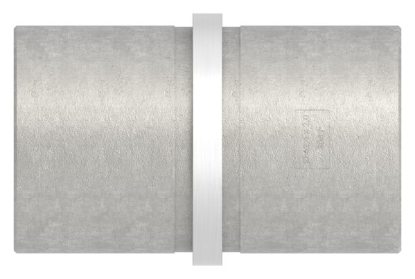 Rohrverbinder V2A Ø 42-4 x 2-0 mm mit Mittelsteg L 65 mm-11-3371.4