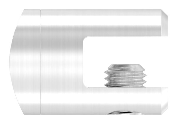 Querstab-Plattenhalter V2A Edelstahl Ø 25 mm – Anschluss 48,3 mm inkl. Schrauben
