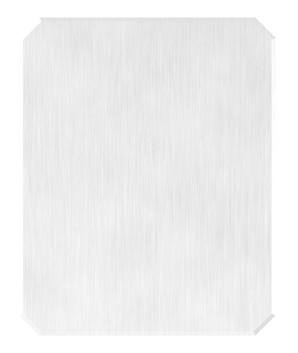 Glas-Punkthalter | 63x78 mm | für Anschluss: flach | V2A