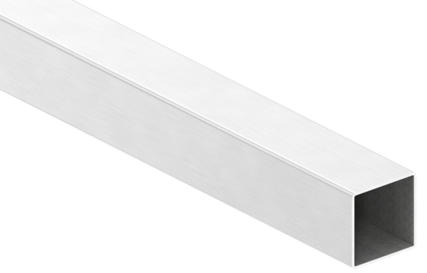 Vierkantrohr 50x50x2,0 mm á 6 m V2A Edelstahl