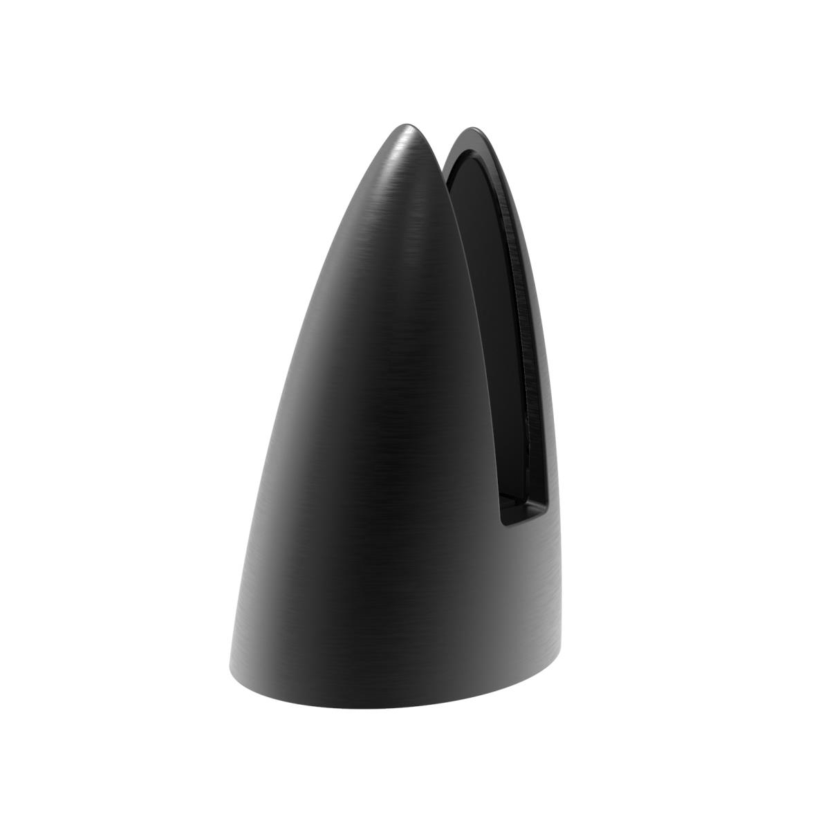 Zapfen Edelstahl AISI 304 fuer Glas 16-76-21-52 mm pulverbeschichtet schwarz verstellbar-89-11ABL6501000-A.4