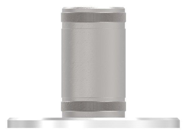 Wand- und Bodenanker mit Rändelung für Rohr 42,4 mm